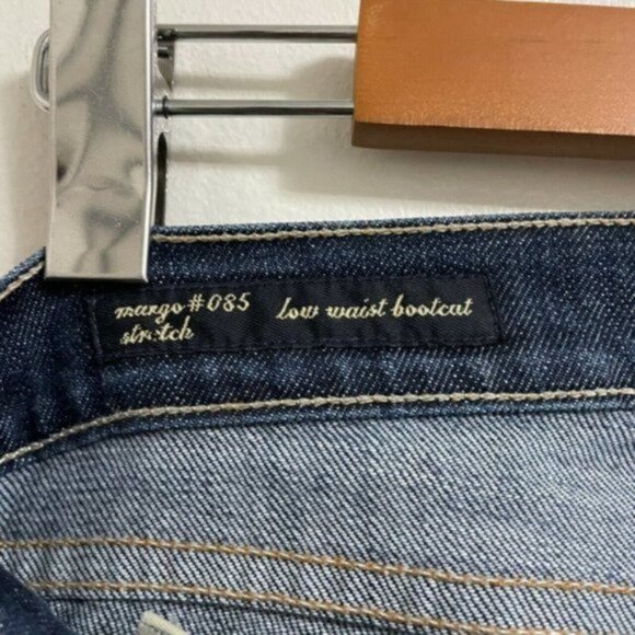 Citizens of Humanity Women's margo#o85 Blue Stretch Low Waist Bootcut Jeans 28 - Picture 6 of 10